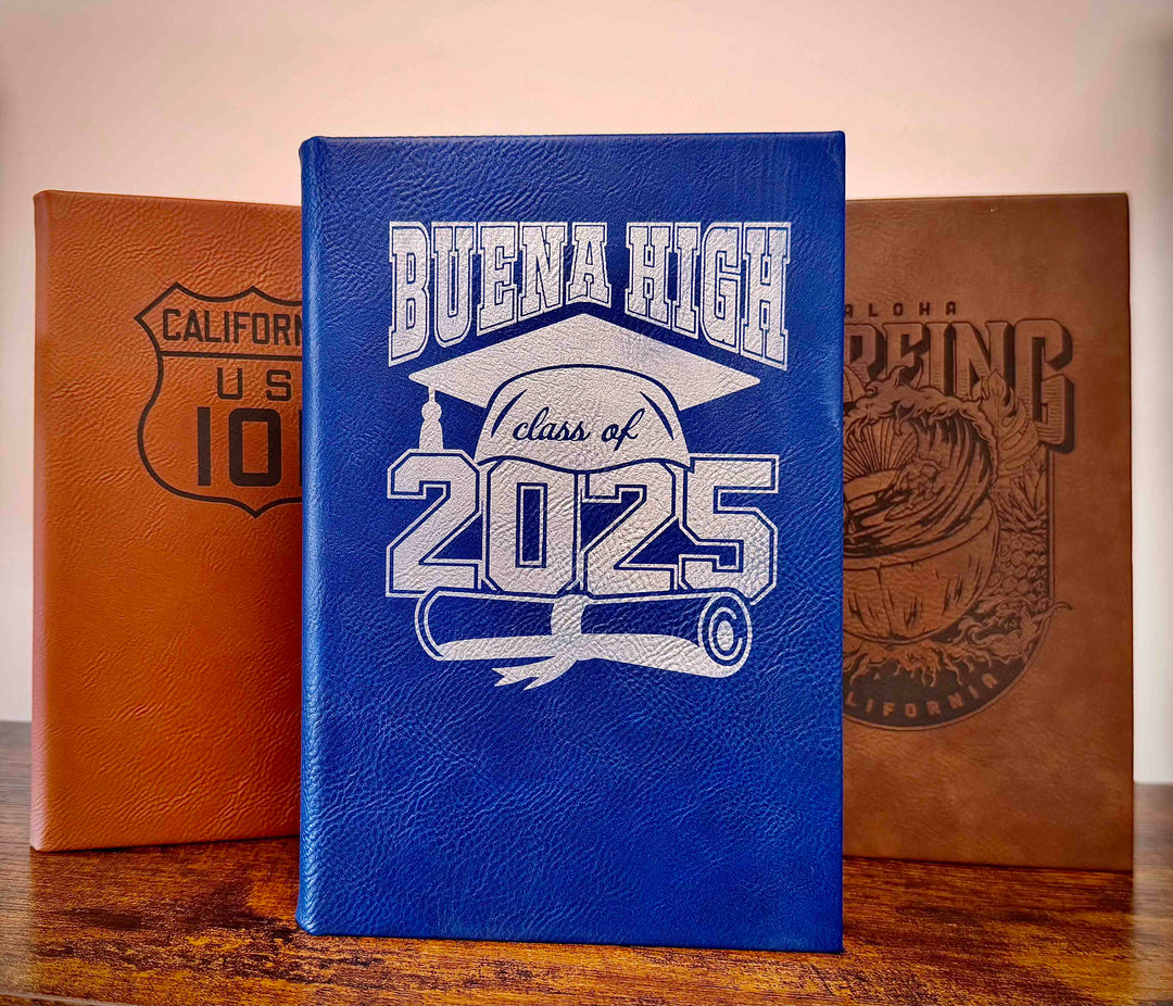 Custom Notebooks - Engraved Leather Journals