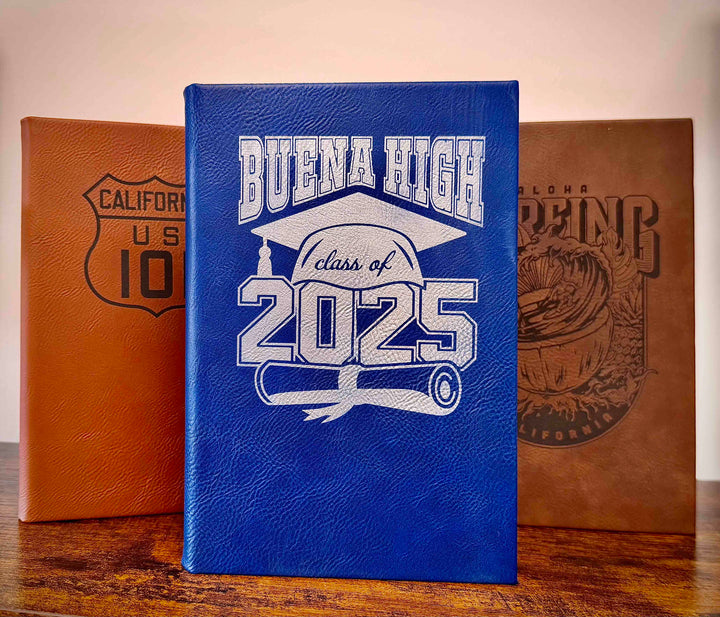 Custom Notebooks - Engraved Leather Journals